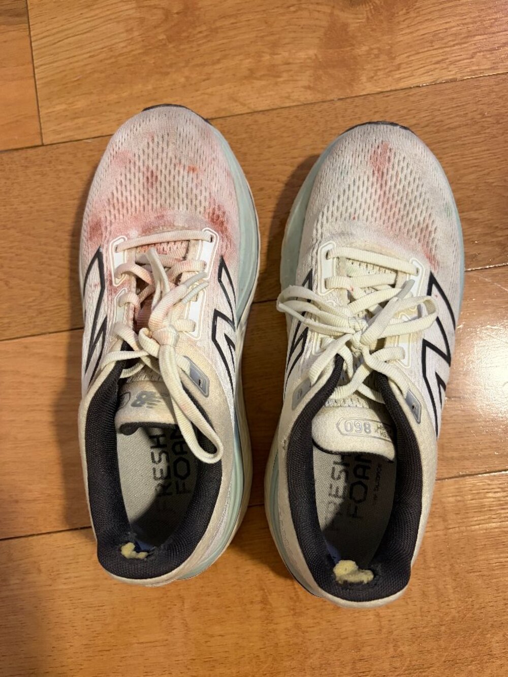 Well Worn New Balance Running Shoes